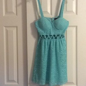 Junior girls size small teal dress